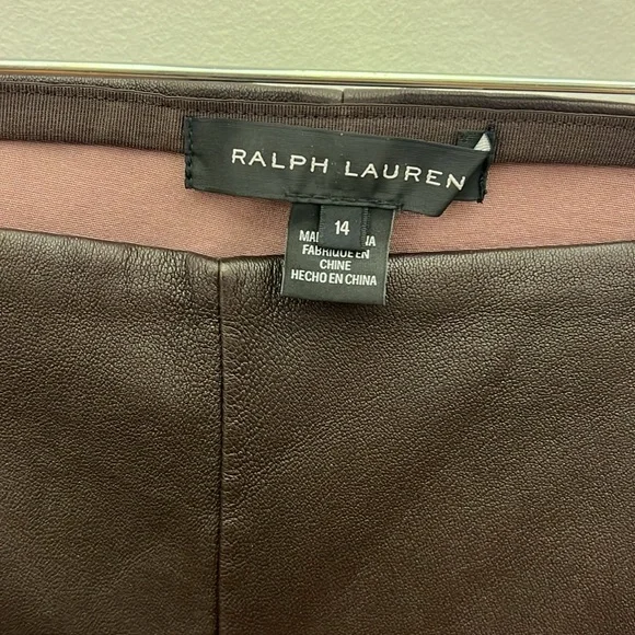 Ralph Lauren leather pants
